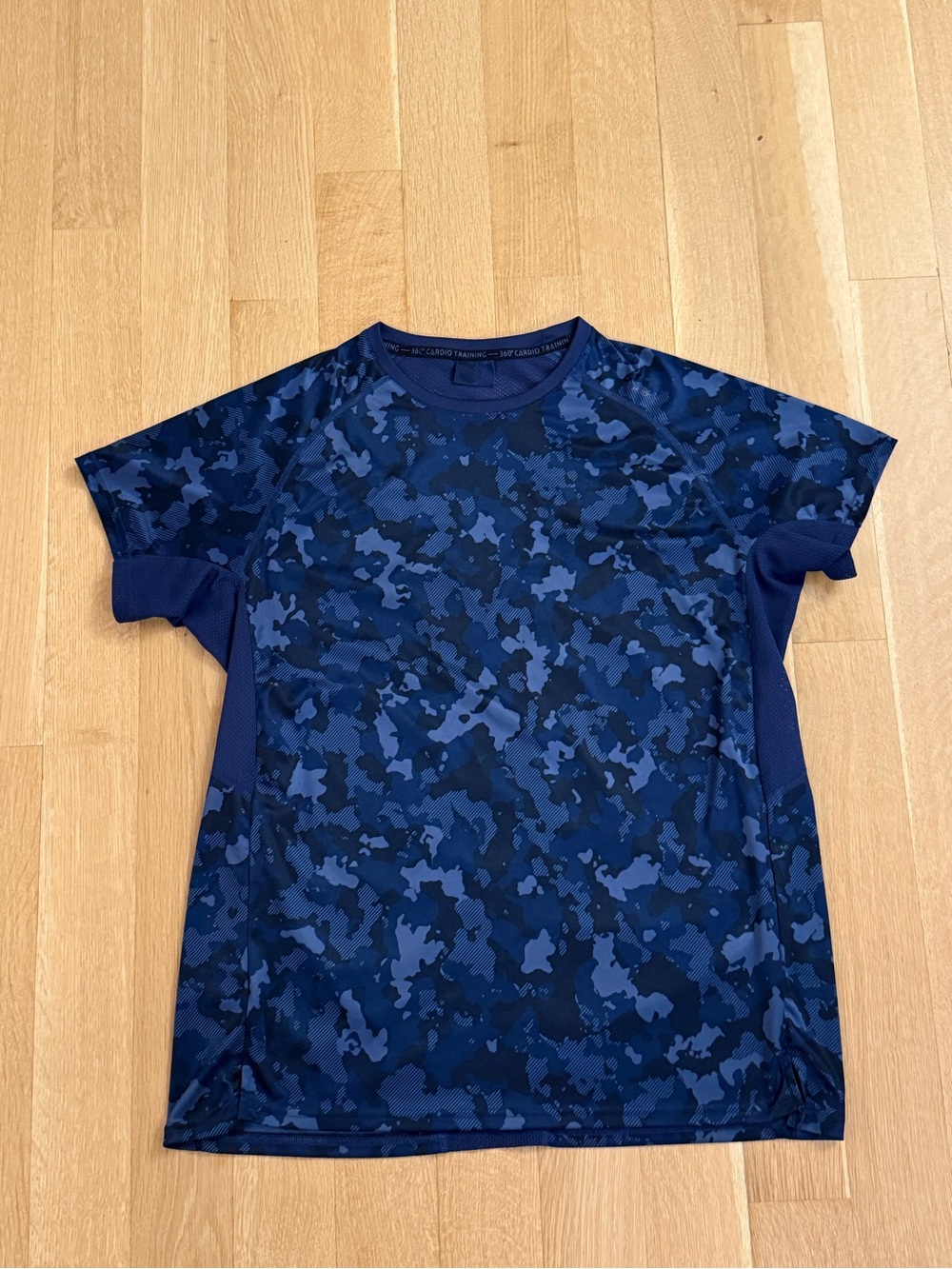 Men's Navy Blue Camo Performance T-Shirt